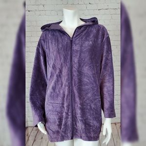 Dress Barn Woman Corduroy Hooded Jacket